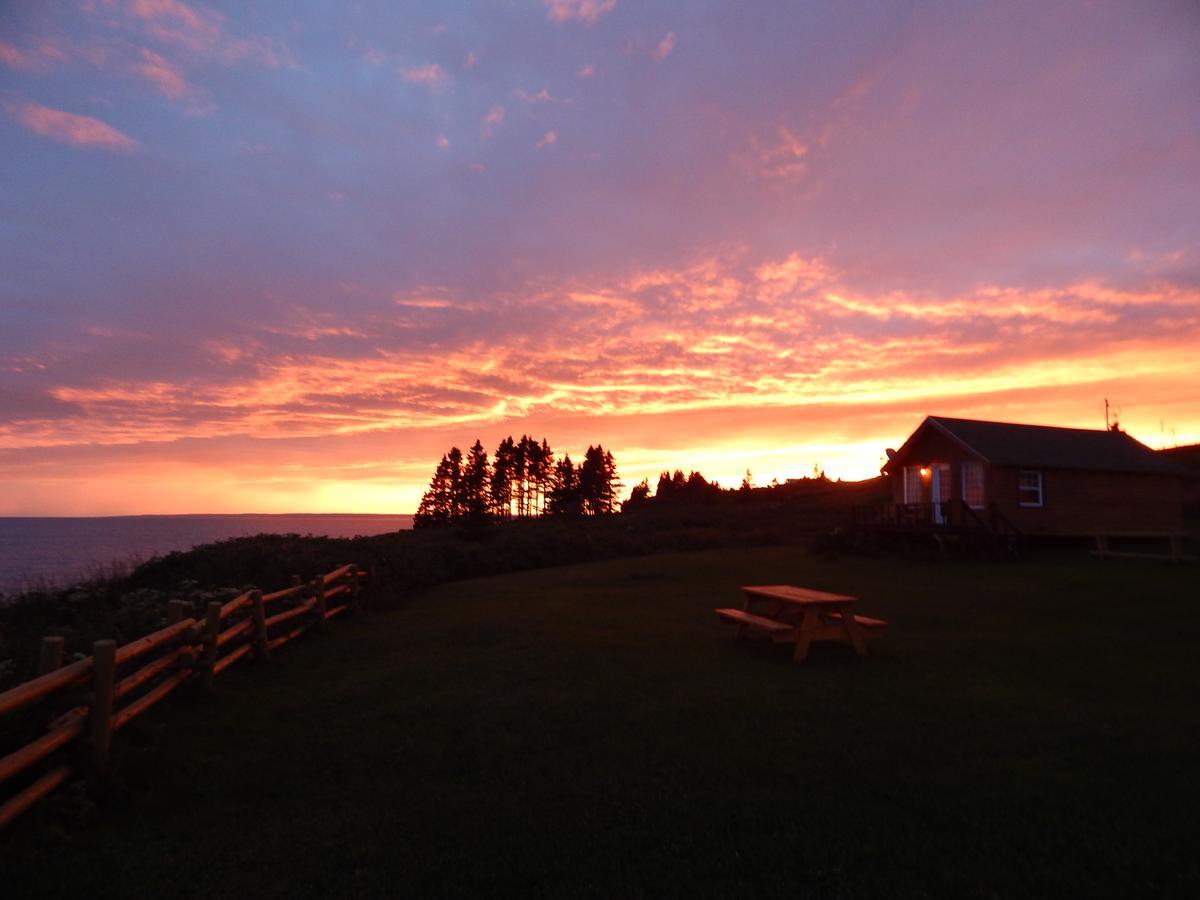 Les Chalets Brise-De-Mer Sainte-Therese-de-Gaspe Bagian luar foto